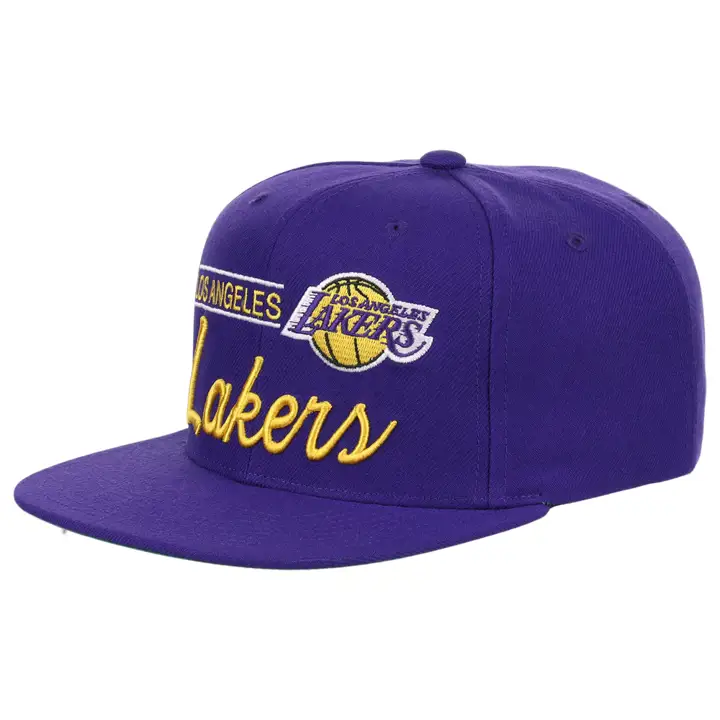 Los Angeles Lakers NBA Retro Lockup Snapback pur/pur/vert