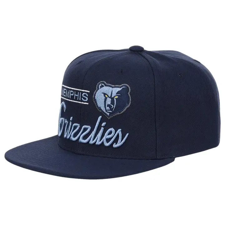 Casquette snapback rétro NBA Memphis Grizzlies marine/marine/vert