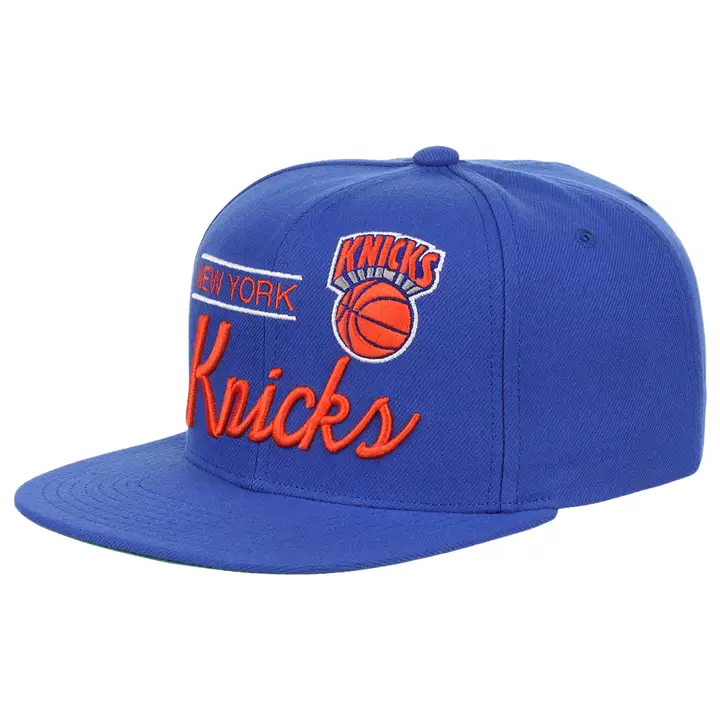 Casquette snapback New York Knicks NBA Retro Lockup bleu/bleu/vert