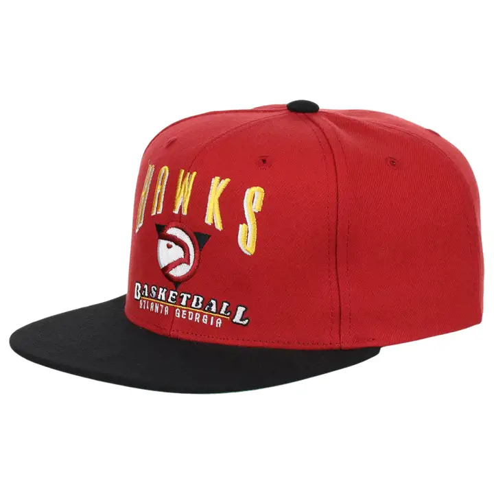 Casquette snapback Atlanta Hawks NBA Rise & Shine rouge/noir/vert