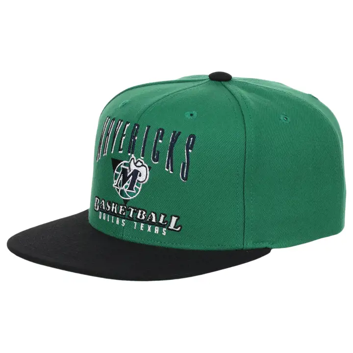 Dallas Mavericks NBA Rise & Shine Casquette snapback vert/noir/vert