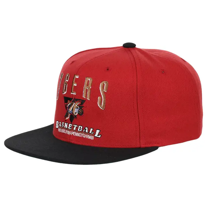 Casquette snapback NBA Rise & Shine Philadelphia 76ers rouge/noir/vert