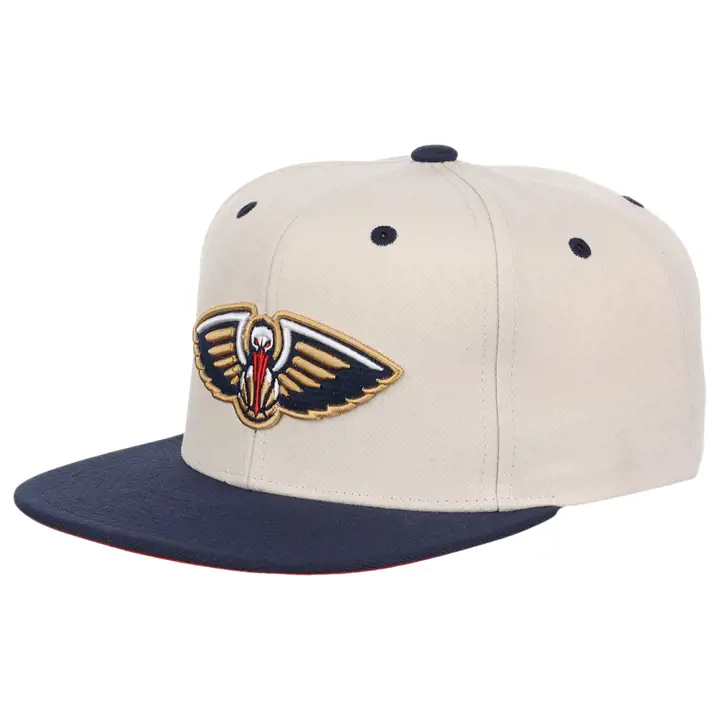 New Orleans Pelicans NBA No Days Off Casquette snapback ivoire/marine/rouge