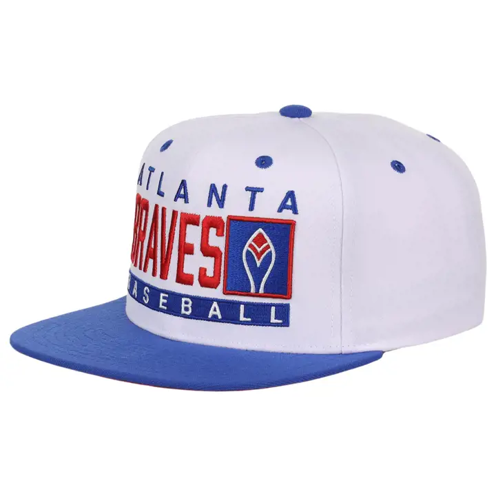 Atlanta Braves MLB Box Out Snapback blc/bleu/rge