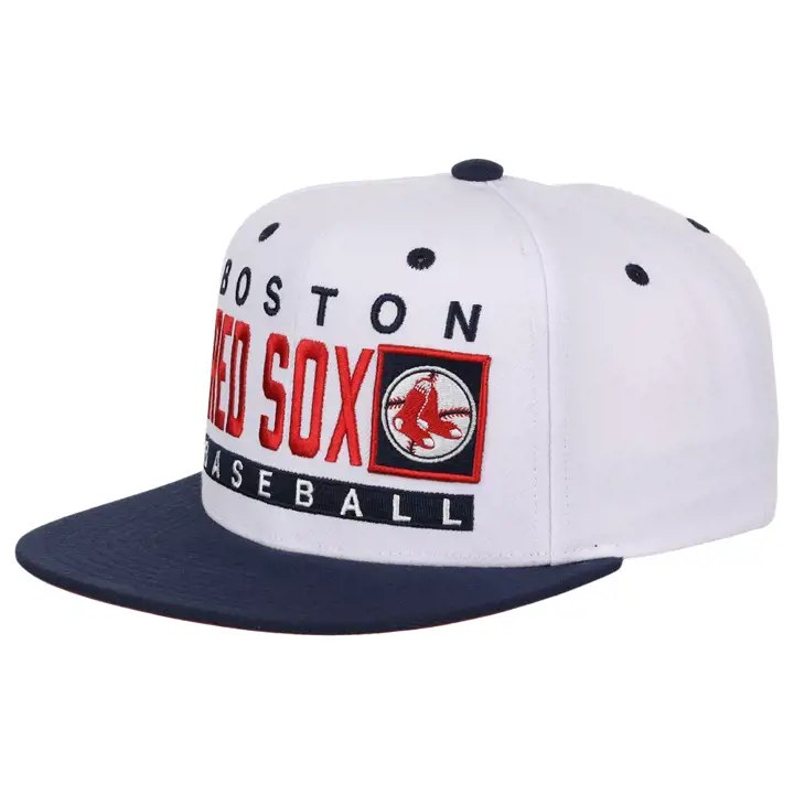 Boston Red Sox MLB Box Out Snapback  blanc/marine/rouge