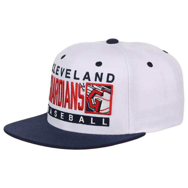 Casquette Snapback MLB Cleveland Guardians Box Out blc/marine/rouge