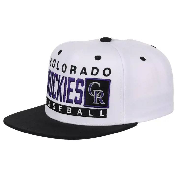 Casquette snapback Colorado Rockies MLB Box Out blc/noi/vio