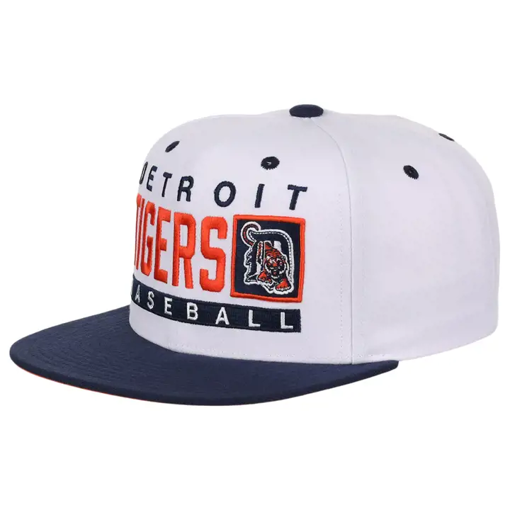 Casquette Detroit Tigers MLB Box Out Snapback blc/marine/ora