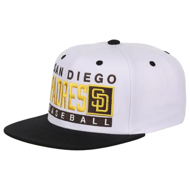Casquette ajustée MLB San Diego Padres Box Out blc/marron/jaune
