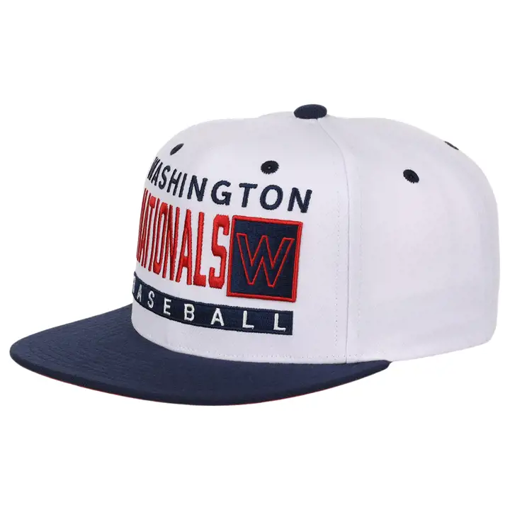 Casquette snapback MLB Washington Nationals Box Out blanc/marine/rouge
