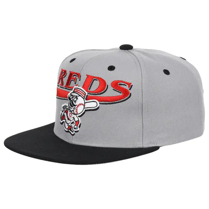 Cincinnati Reds MLB Double Play Snapback  gry/blk/gry