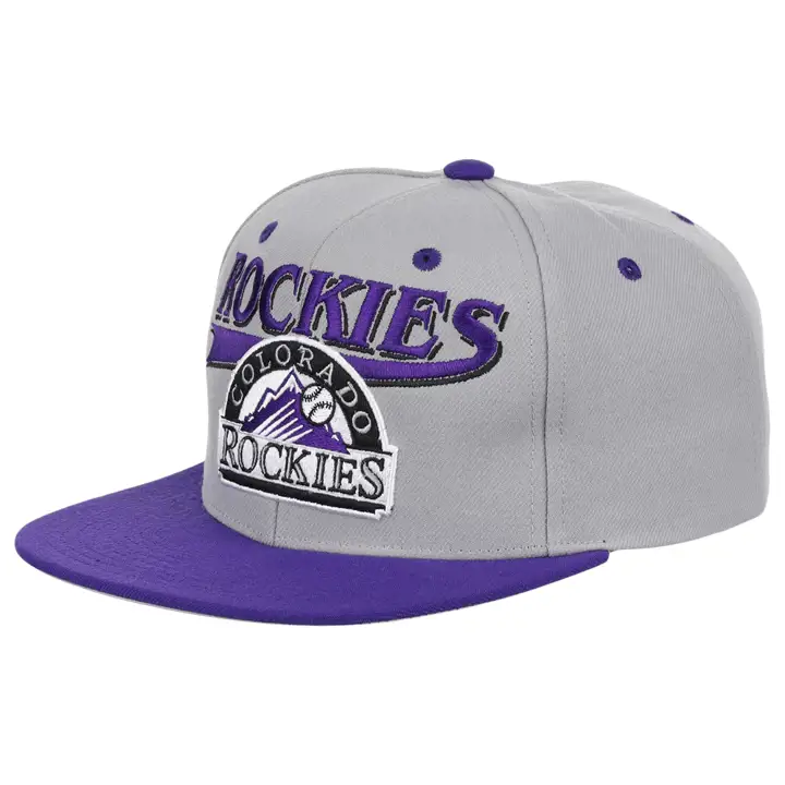 Casquette snapback Colorado Rockies MLB Double Play gris/violet/gris