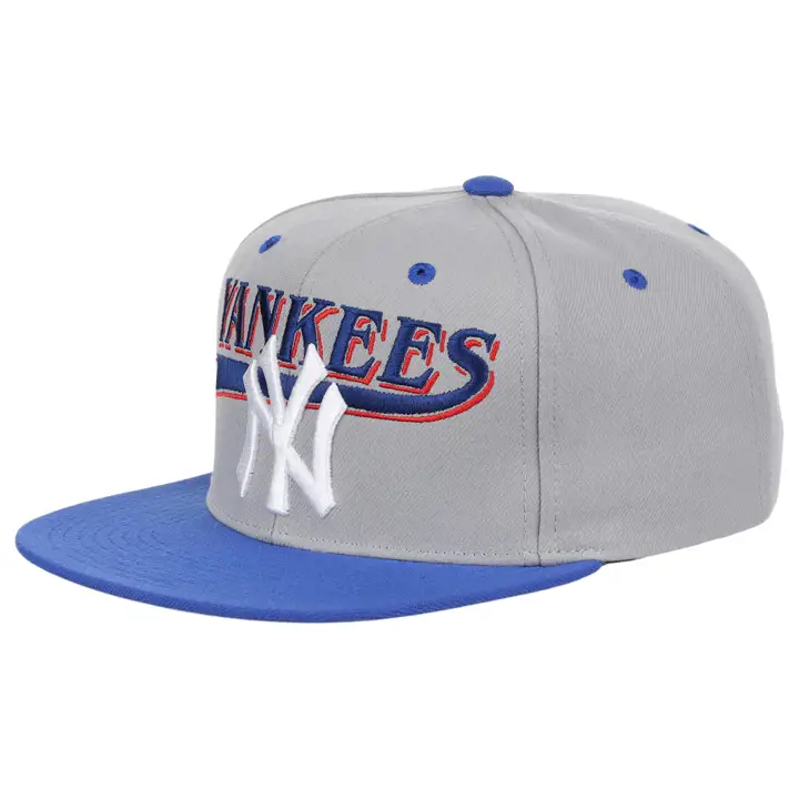 Casquette Snapback MLB Double Play des New York Yankees gris/marine/gris