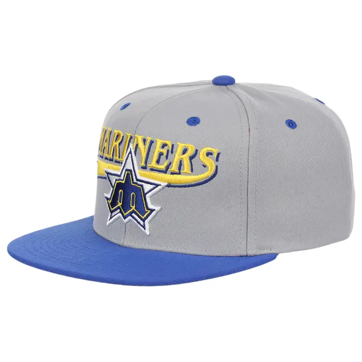Casquette Seattle Mariners MLB Double Play Snapback gris/bleu/gris
