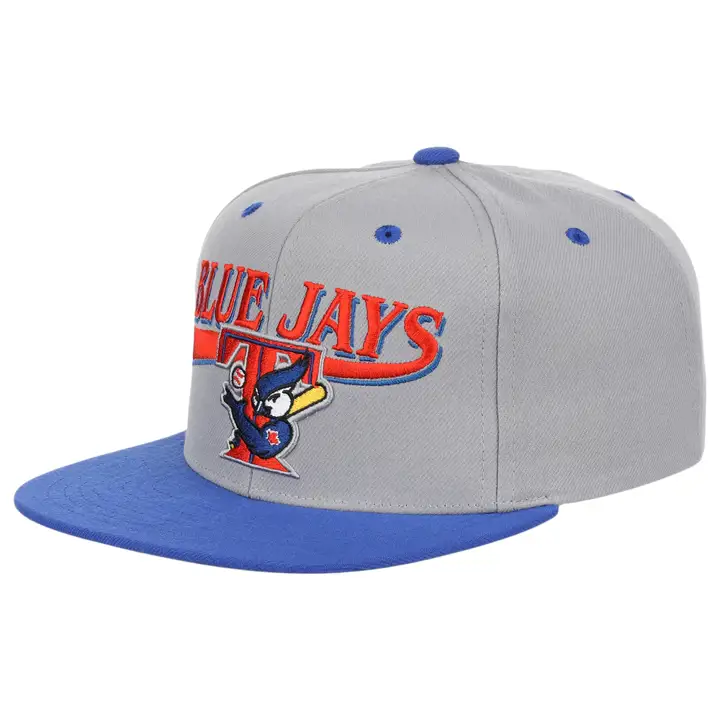 Casquette snapback Toronto Blue Jays MLB Double Play gris/bleu/gris