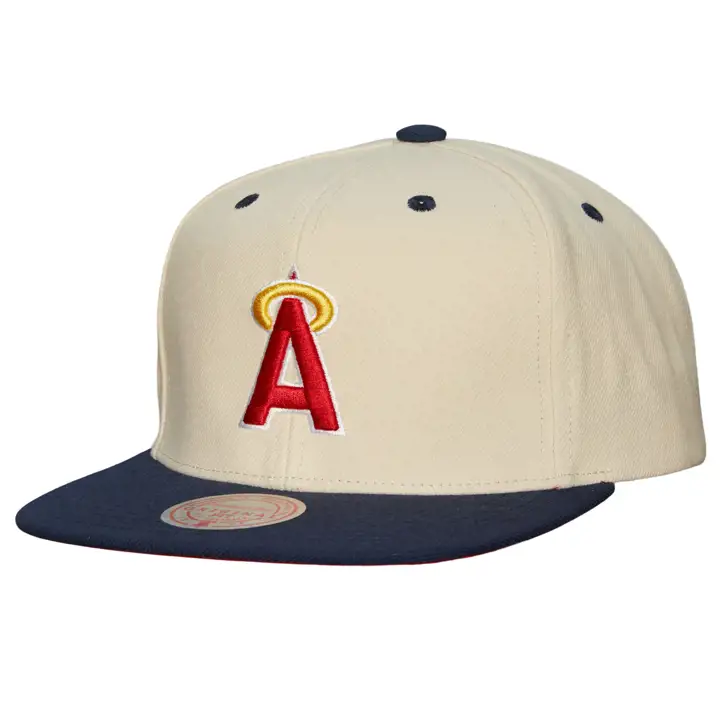 Casquette snapback California Angels MLB "No Days Off" ivoire/marine/rouge
