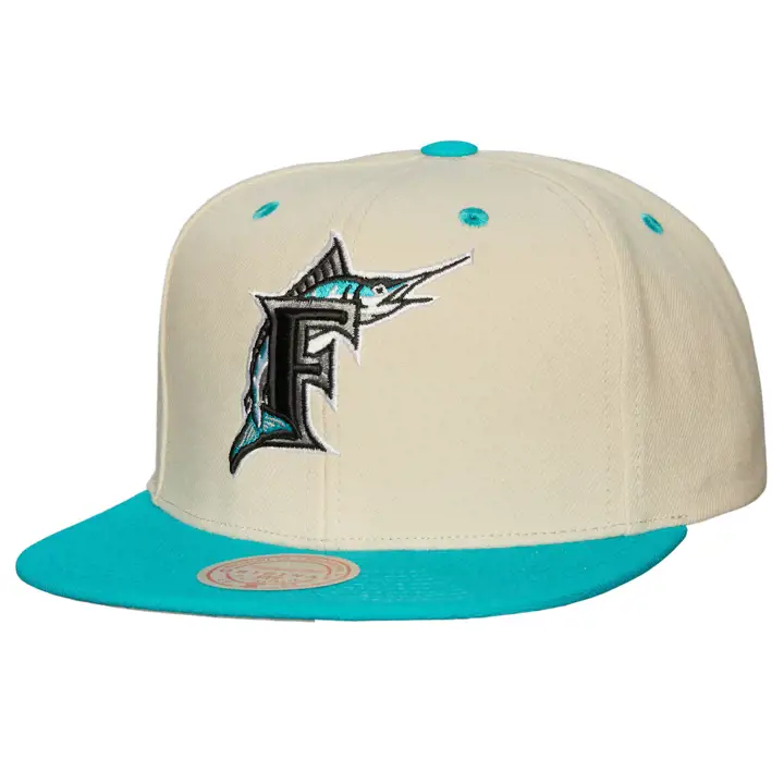 Florida Marlins MLB Casquette Snapback No Days Off ivo/teal/gris