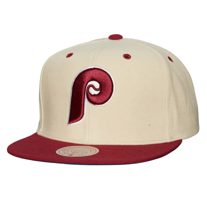 Casquette Snapback MLB Philadelphia Phillies « No Days Off » ivoire/marron/bleu