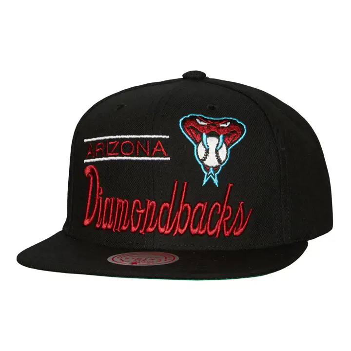 Casquette Snapback rétro MLB Arizona Diamondbacks noir/noir/vert