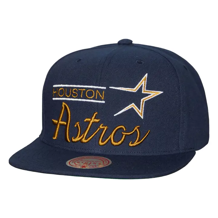 Casquette snapback rétro Houston Astros MLB marine/marine/vert