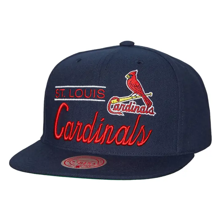 Casquette Snapback Rétro MLB St. Louis Cardinals bleu marine/bleu marine/vert