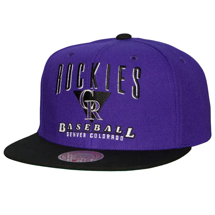 Casquette snapback Colorado Rockies MLB Rise & Shine pur/noir/vert