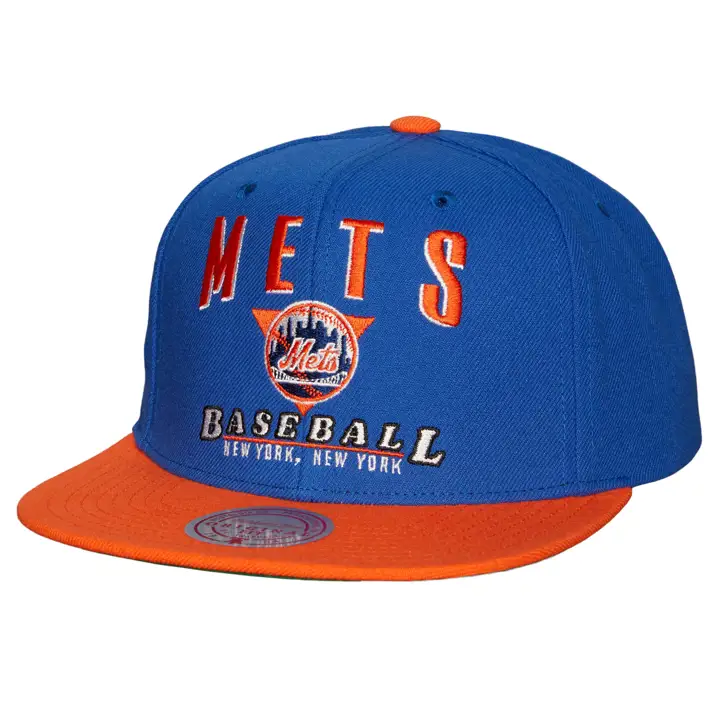 Casquette snapback MLB Rise & Shine New York Mets bleu/orange/vert