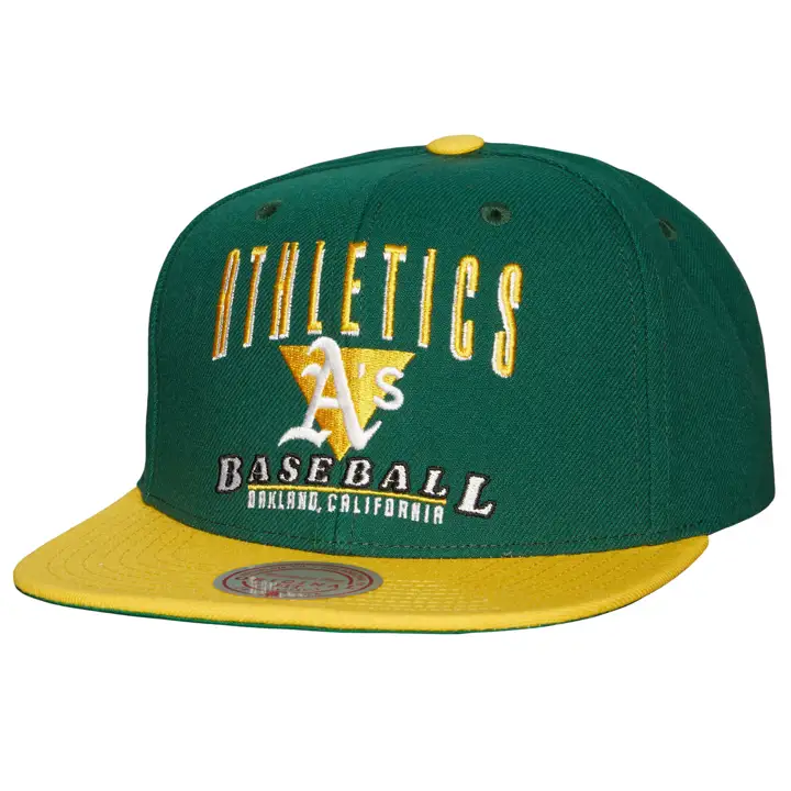 Casquette snapback Oakland Athletics MLB Rise & Shine vert/jaune/vert
