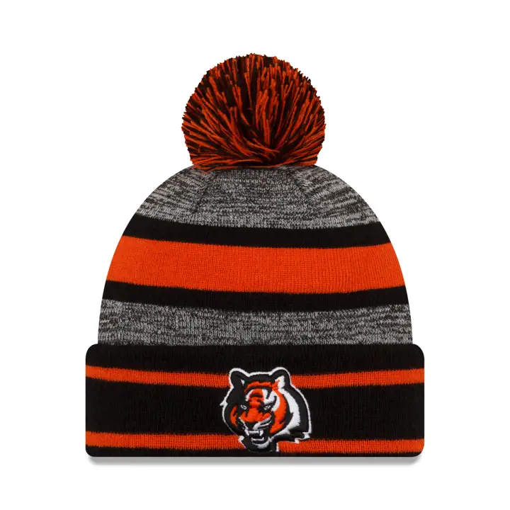 Cincinnati Bengals NFL NE Pompon en maille Noir/Orange
