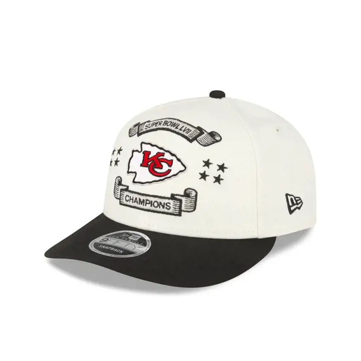 Kansas City Chiefs SB LVII Champion LR LP9FIFTY IVO/BLK