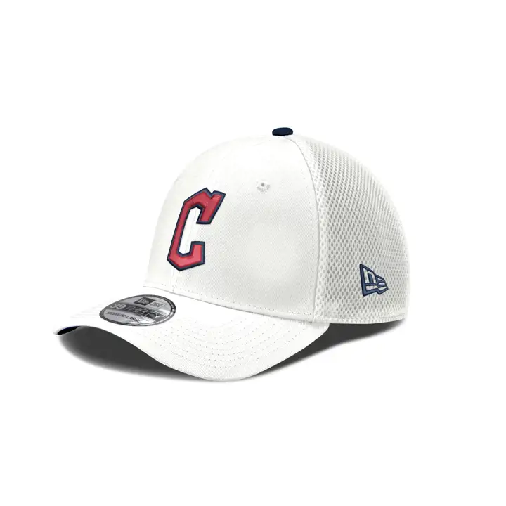Cleveland Guardians White Neo TC Logo 39Thirty BLA