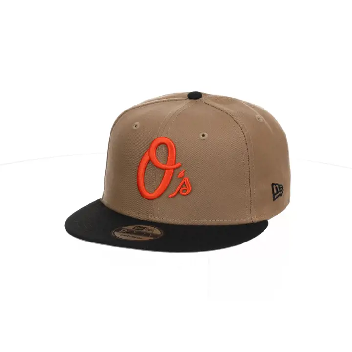Casquette Kaki 9FIFTY des Baltimore Orioles MLB (modèle re-dub)