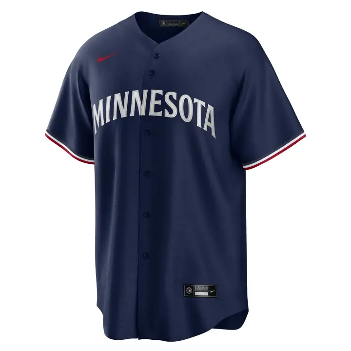 Maillot officiel vierge des Minnesota Twins MLB - Réplique - MARINE/BLANC