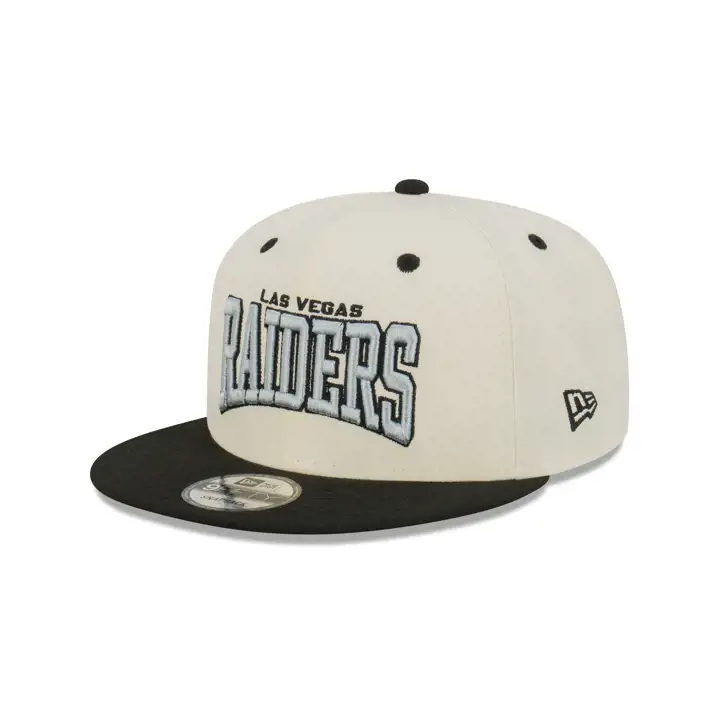 LAS VEGAS RAIDERS NFL AU Chrome Pro Arch 9FIFTY wht