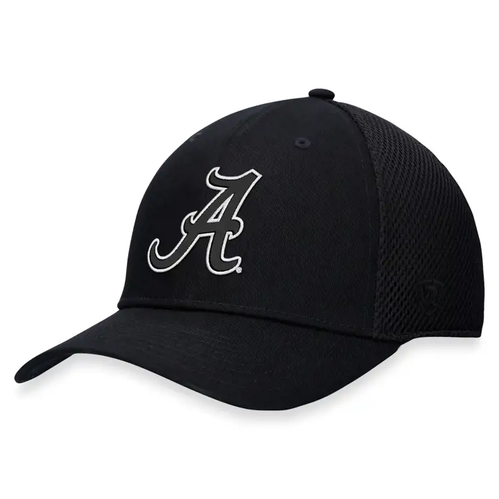 Alabama Crimson Tide NCAA BW Spacer Mesh Stretch n/b blc/bla