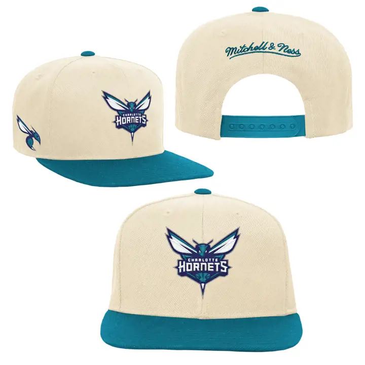 Charlotte Hornets NBA No Days Off YTH Casquette Snapback IVO/TURQ/VIO
