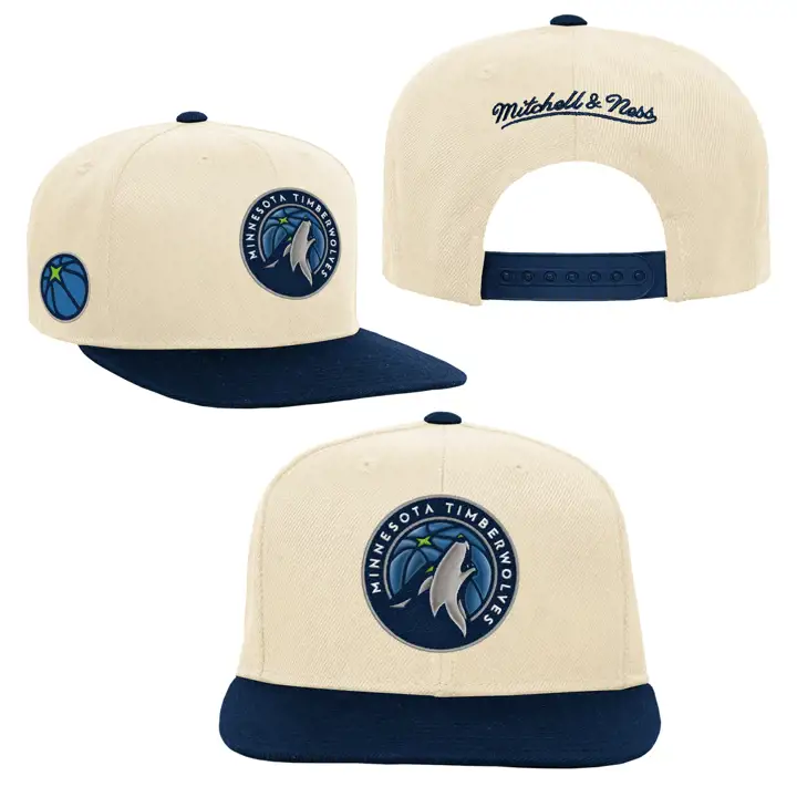 Casquette Minnesota Timberwolves NBA "No Days Off" Junior Ivoire/Marine