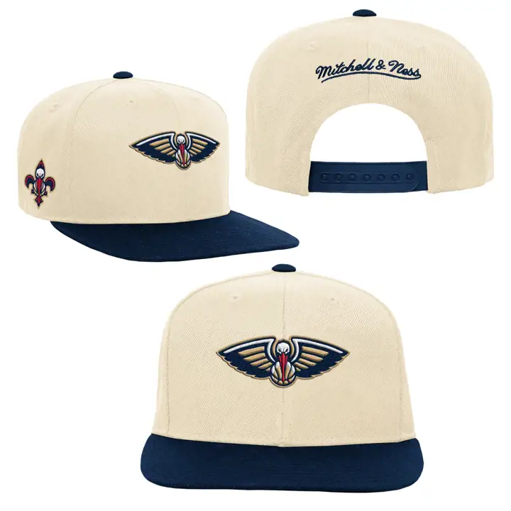 New Orleans Pelicans NBA No Days Off YTH Casquette Snapback IVO/NAVY/R