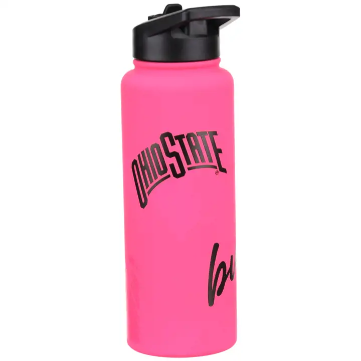 "Bouteille isotherme 34 oz Ohio State Buckeyes « The Rad » rose"