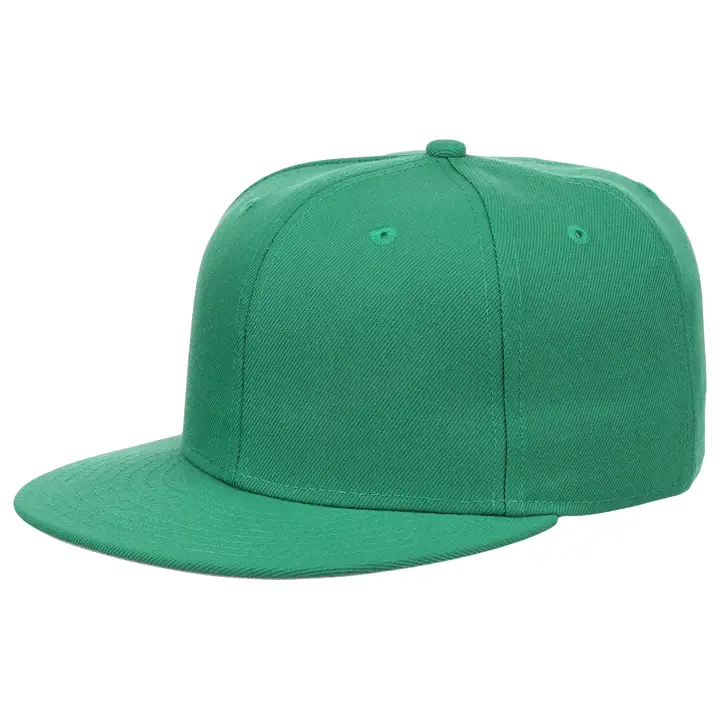 CASQUETTE CLASSIQUE À VISIÈRE PLATE ET FERMETURE RÉGLABLE VERT MILITAIRE