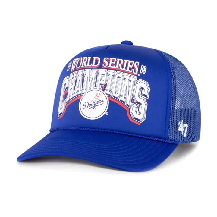 Casquette Trucker en mousse Los Angeles Dodgers MLB Champ bleu/ bleu/ gris
