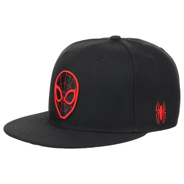 Casquette Snapback Spiderman Logo Elements Comic UV noire