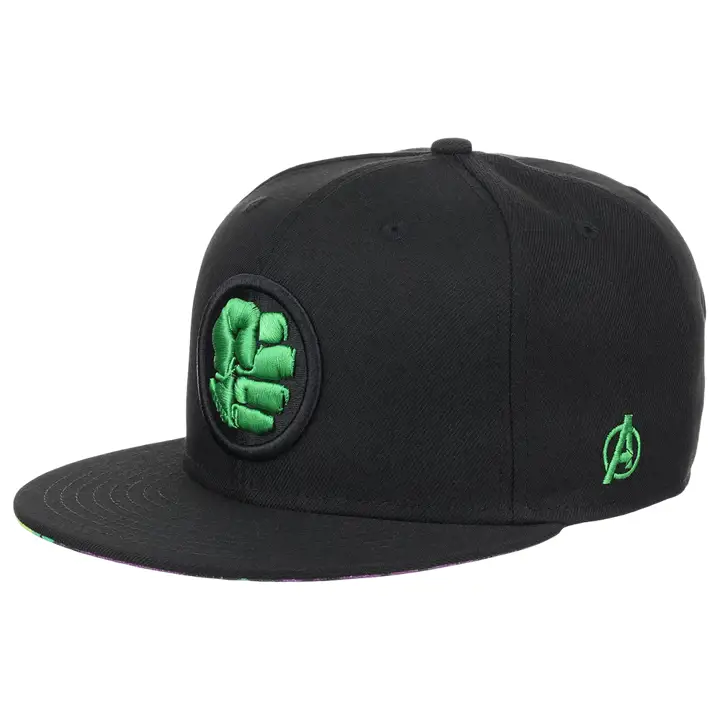 Casquette snapback noire Hulk 60ème anniversaire (UV)