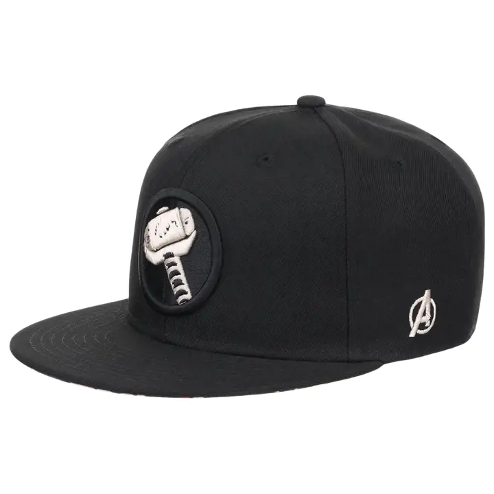 Casquette snapback Thor 60e anniversaire (noir), protection UV