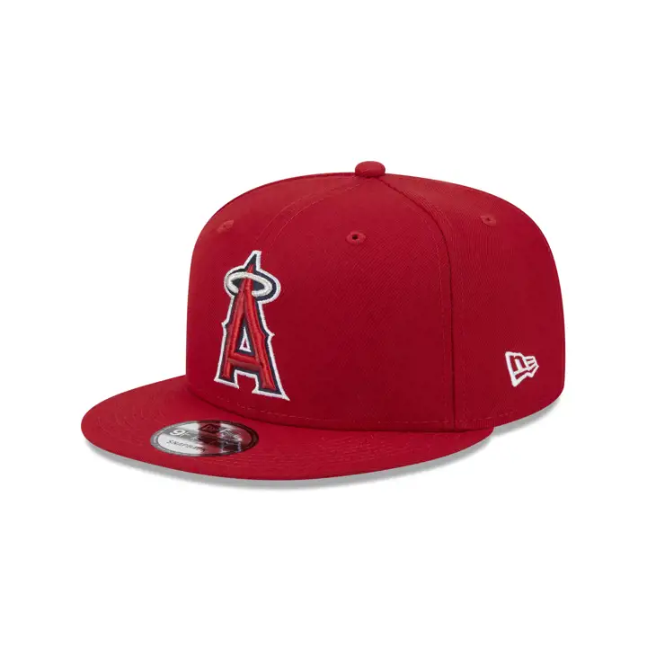 Casquette 9FIFTY basique MLB Anaheim Angels ROUGE/ROUGE/GRIS