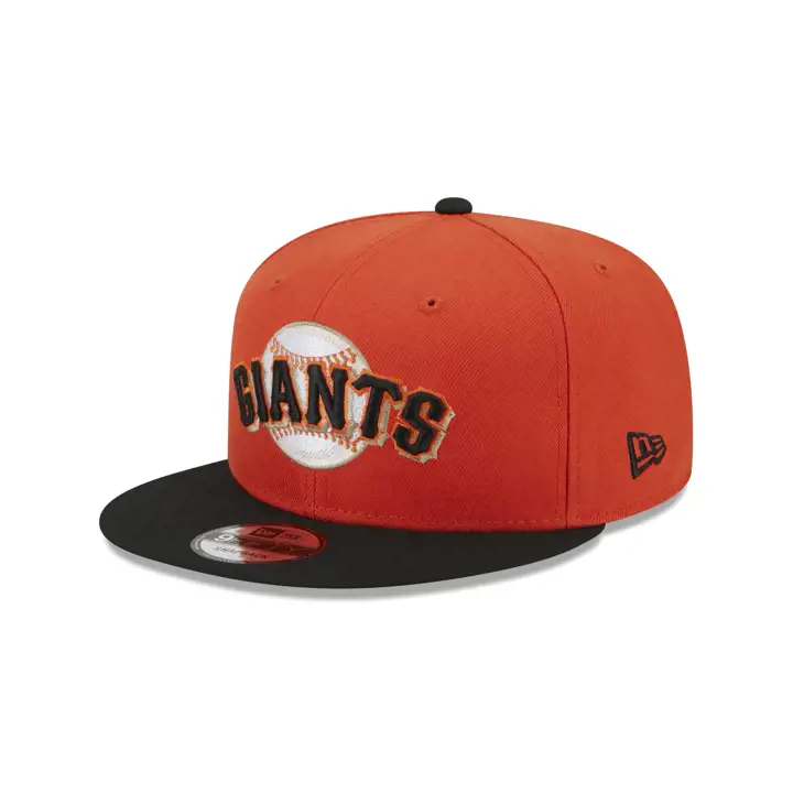 Casquette 9FIFTY basique MLB des San Francisco Giants ORG/NOIR/GRIS