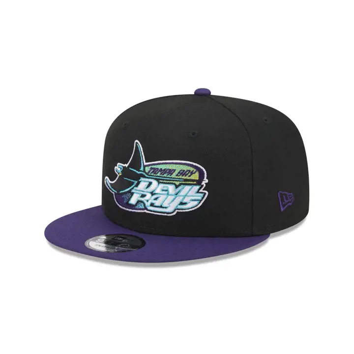 Casquette Tampa Bay Rays MLB Basic 9FIFTY NOIR/VIOLET/GRIS