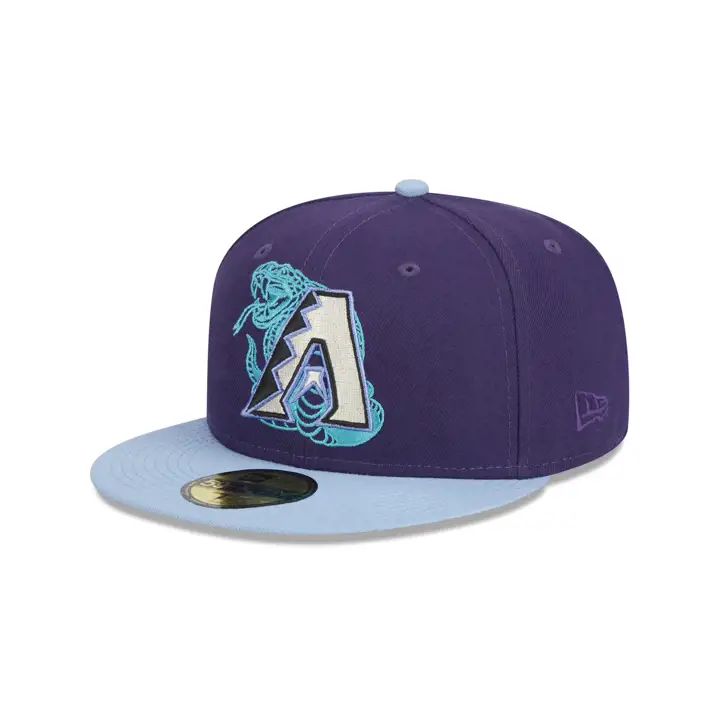 Arizona Diamondbacks MLB Purple Sky 59FIFTY VIOLET/BLEU CIEL/BLEU CANARD