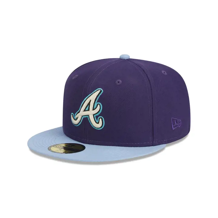 Atlanta Braves MLB Purple Sky 59FIFTY PUR/SKBL/TEAL