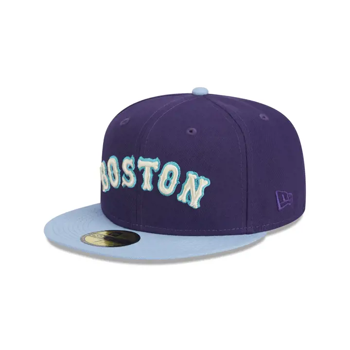 Casquette 59FIFTY Boston Red Sox MLB Ciel Violet PUR/SKBL/TEAL